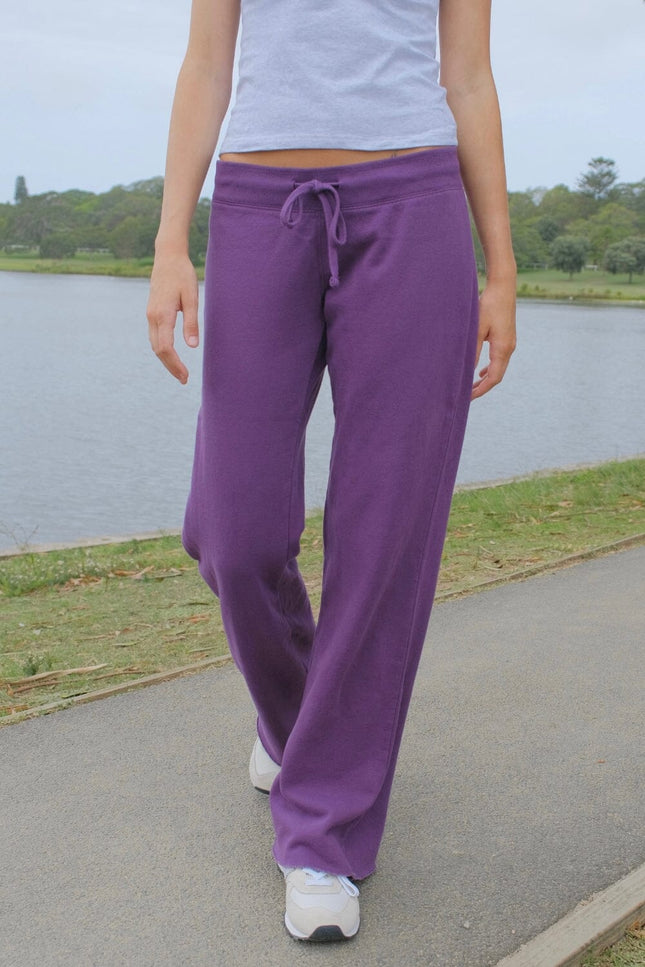 Hilary Yoga Pants - Deep Purple