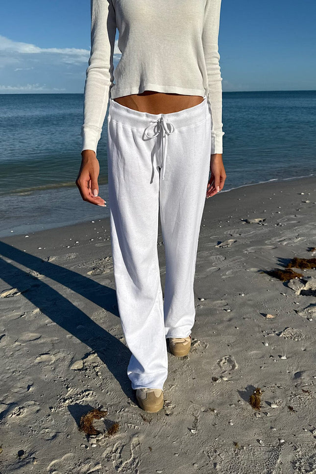 Hilary Pants - Heather White