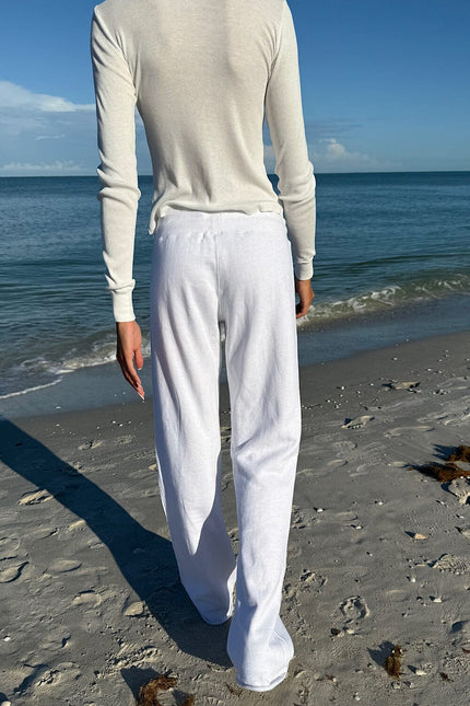 Hilary Pants - Heather White