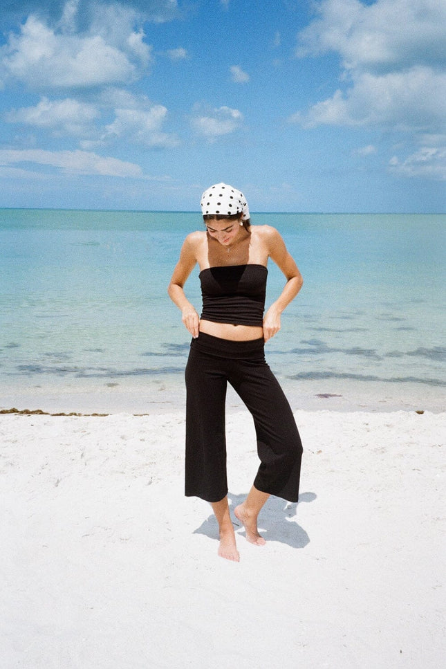 Priscilla Capri Pants - Faded Black