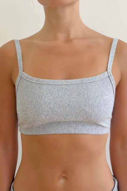 Isla Tank Top - Light Heather Grey