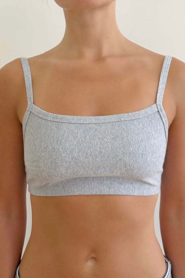 Isla Tank Top - Light Heather Grey