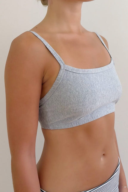Isla Tank Top - Light Heather Grey