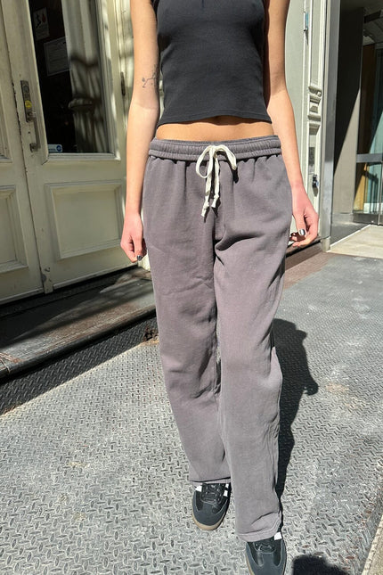 Anastasia Tie Sweatpants - Burgundy