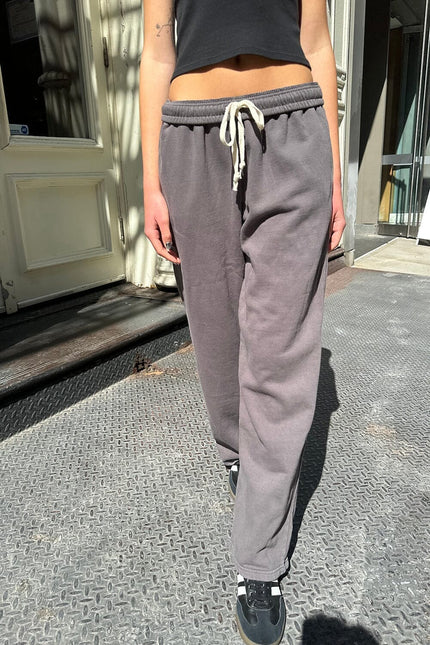 Anastasia Tie Sweatpants - Burgundy