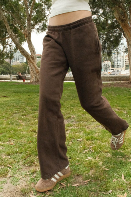 Anastasia Tie Sweatpants - Mocha