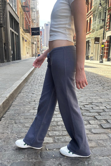 Anastasia Tie Sweatpants - Faded Blue