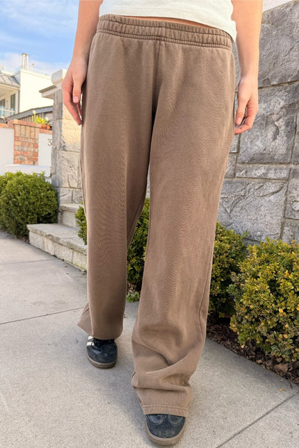Anastasia Tie Sweatpants - Burgundy
