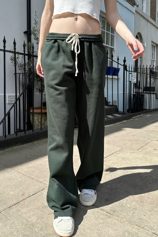 Anastasia Tie Sweatpants - Burgundy