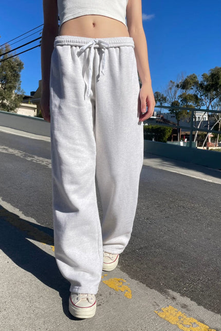 Anastasia Tie Sweatpants - Pastel Pink