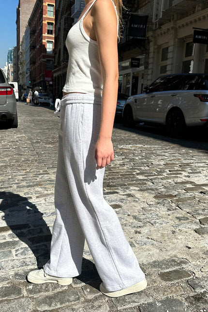 Anastasia Tie Sweatpants - Grey