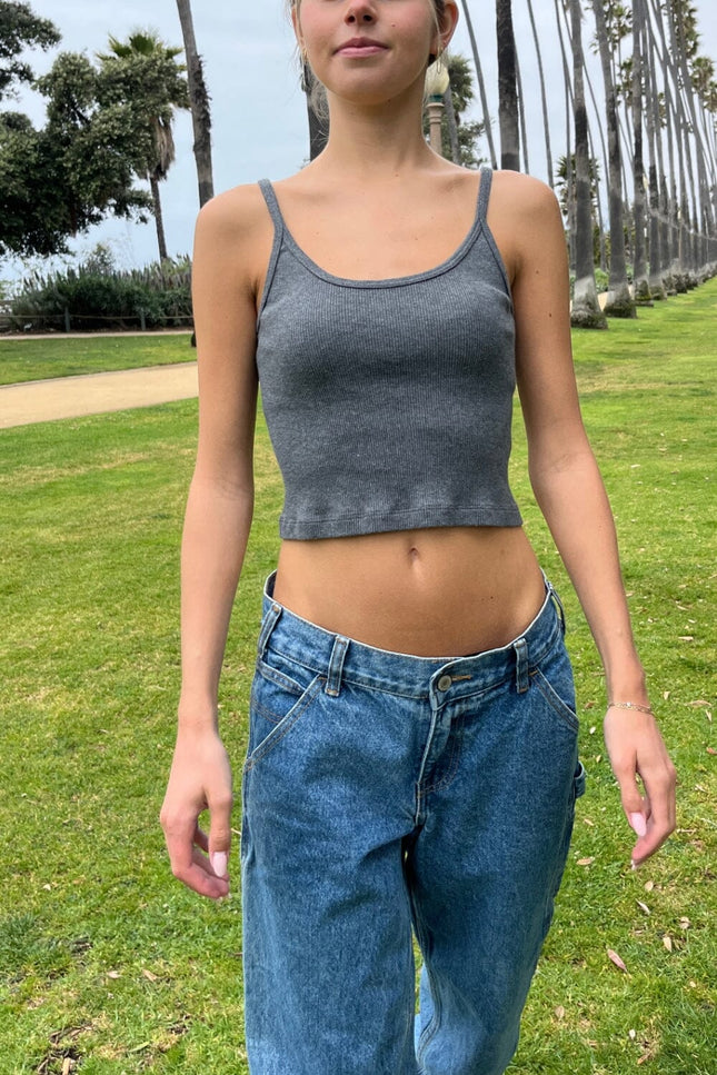 Beyonca Crop Tank - Natural White