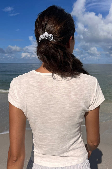 Hailie Basic Top - White