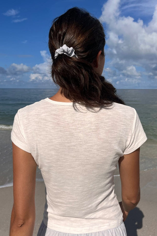Hailie Basic Top - White
