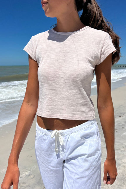 Hailie Basic Top - White