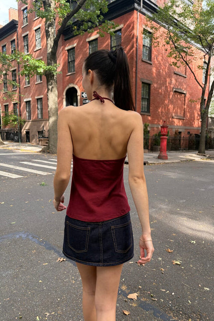 Amara Tank - Burgundy