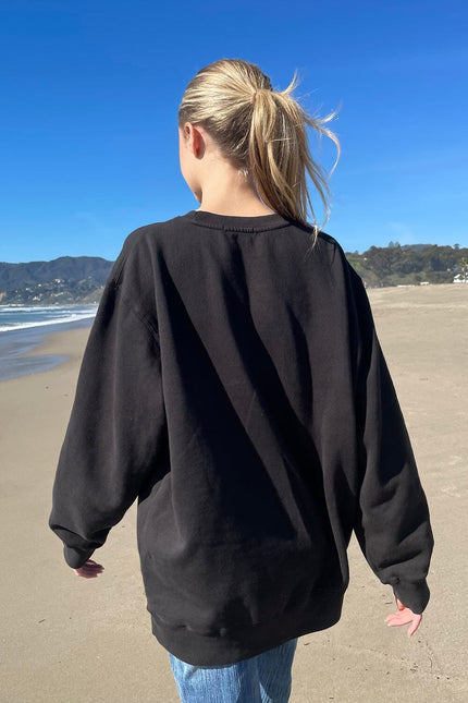 Erica Oversized Sweatshirt - Faded Black