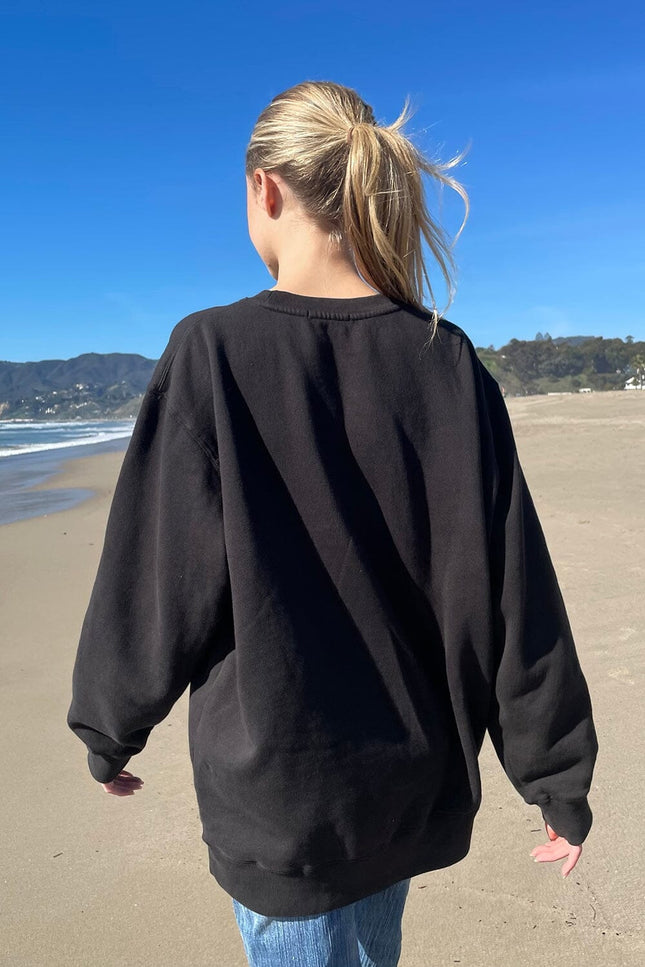 Erica Oversized Sweatshirt - Faded Black
