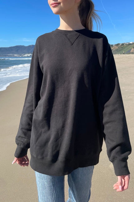 Erica Oversized Sweatshirt - Faded Black
