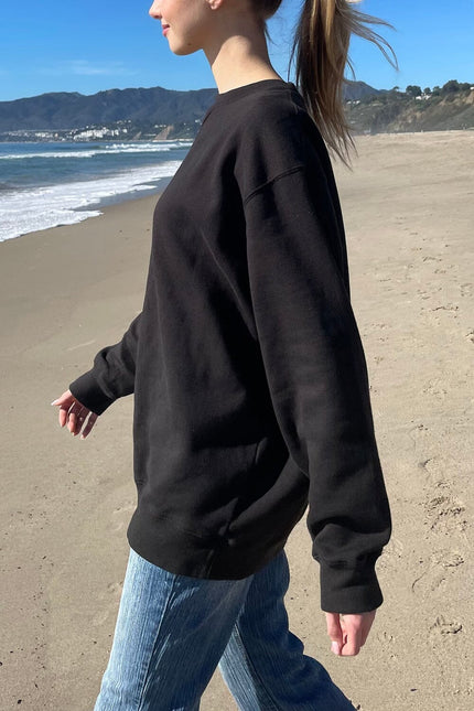 Erica Oversized Sweatshirt - Faded Black