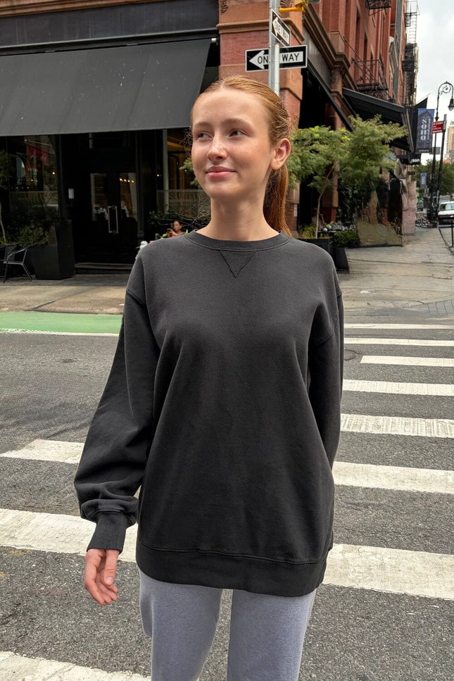 Erica Oversized Sweatshirt - Heather White