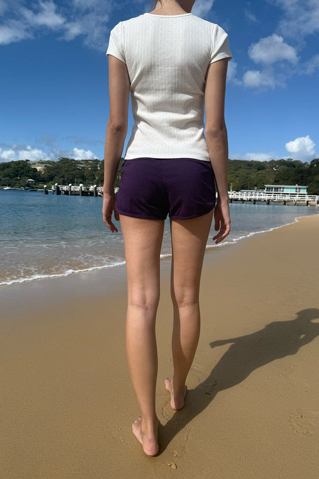 Marcie Sweatshorts - Deep Purple