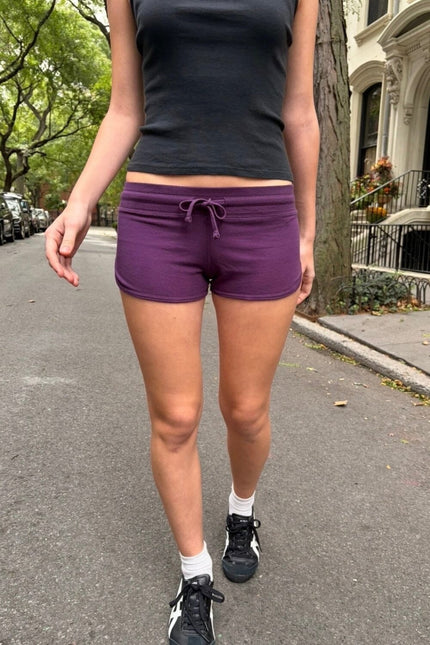 Marcie Sweatshorts - Deep Purple