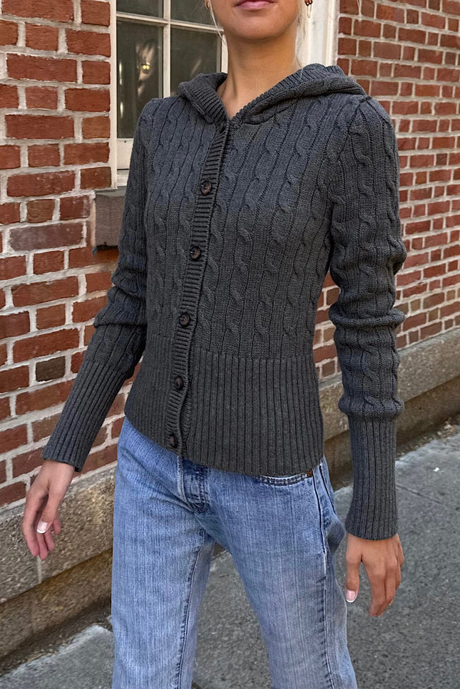 Aura Cable Knit Cardigan