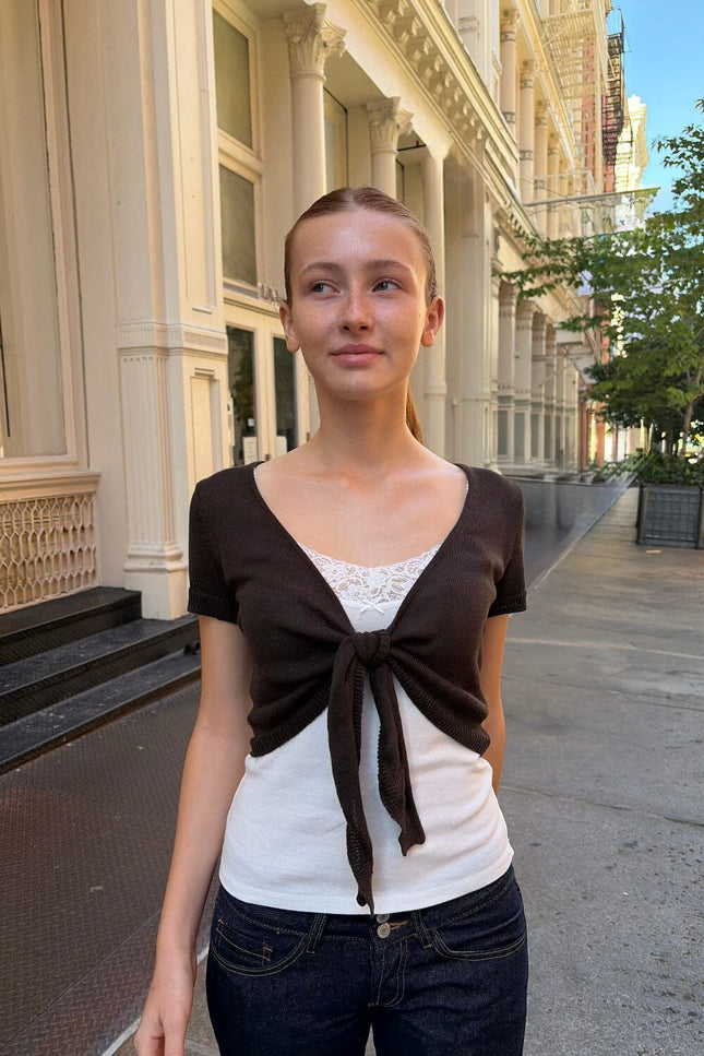Greta Top - Mocha