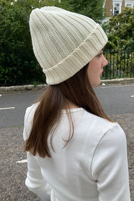 Knit Beanie - Silver Grey