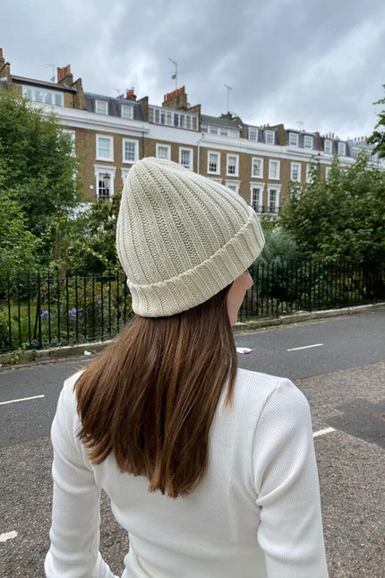 Knit Beanie - Silver Grey