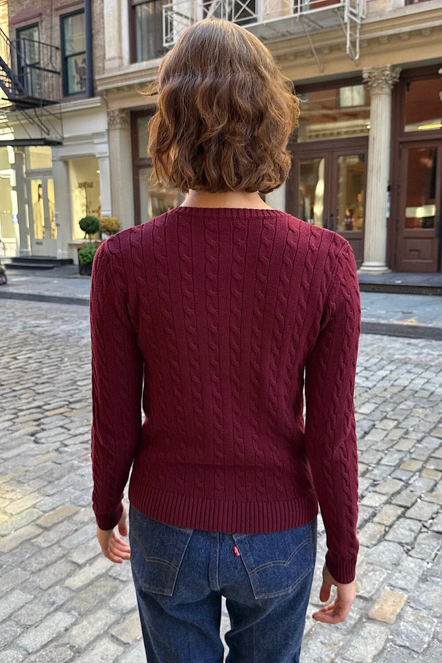 Amalie Cable Knit Cardigan