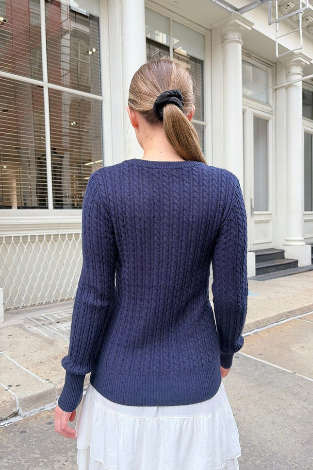 Alina Sweater - Navy Blue