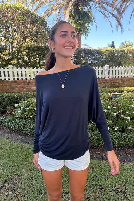 Aina Top - Dark Navy