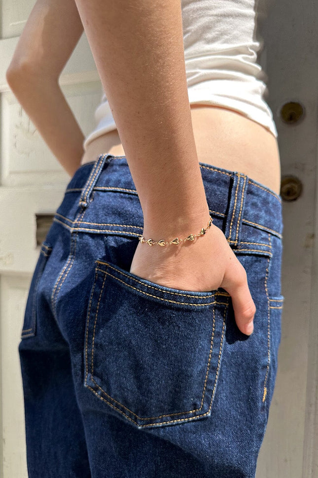 Heart Bracelet - Gold