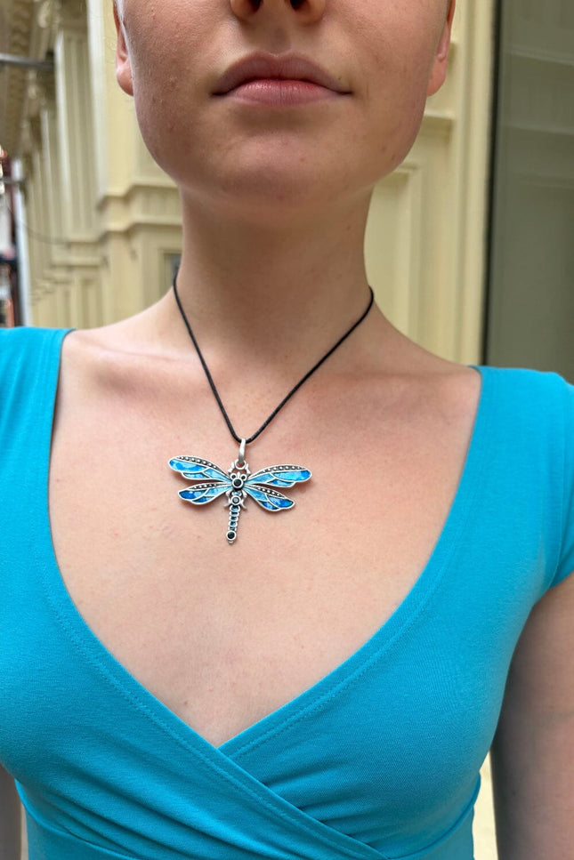 Dragonfly Rope Necklace