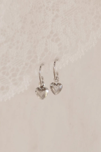 Heart Charm Earrings