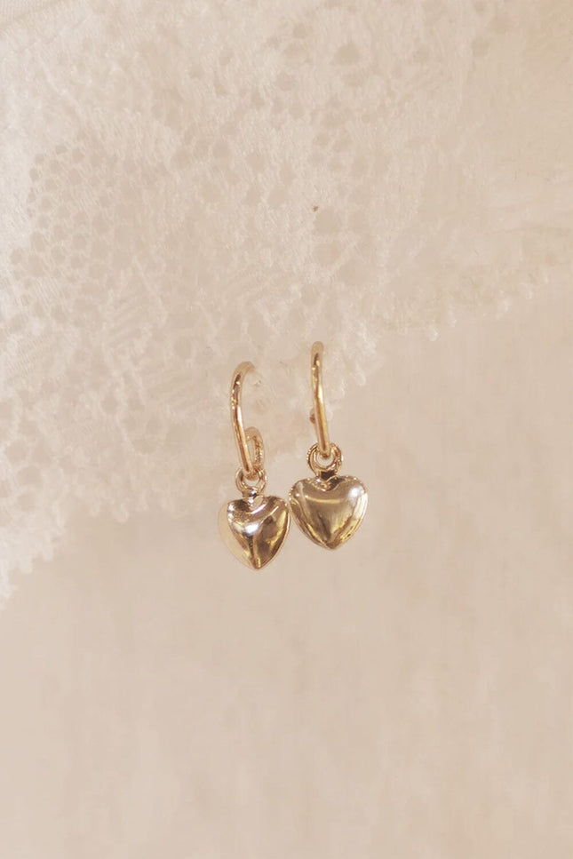 Heart Charm Earrings