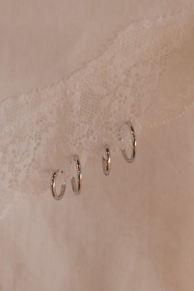 Hoops Earrings Set