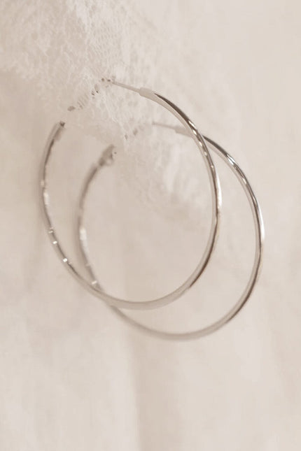 Hoop Earrings - Silver