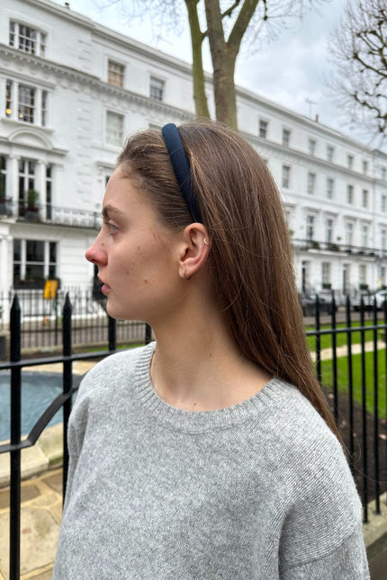 Soft Headband - Navy Blue