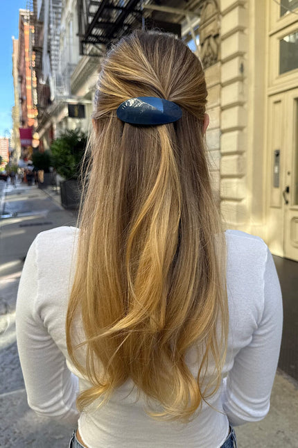 Hair Claw Clip - Navy Blue