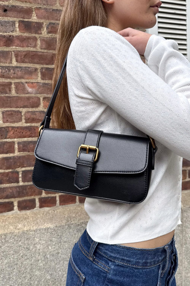 Buckle Shoulder Bag