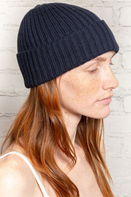 Knit Beanie - Dark Navy