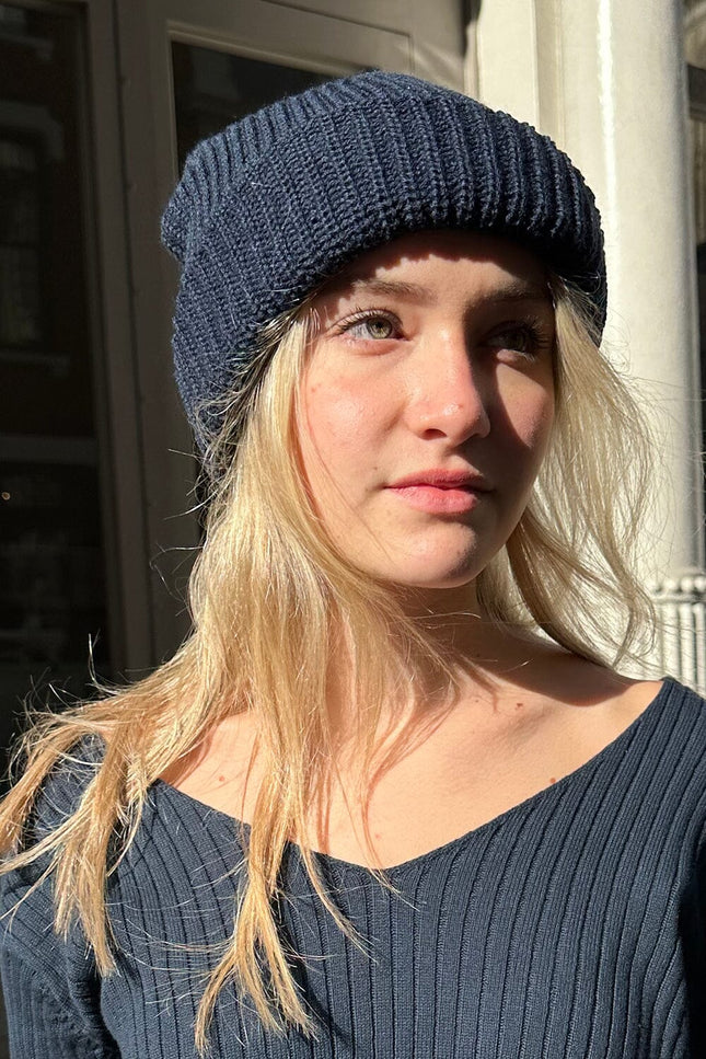 Knit Beanie - Black