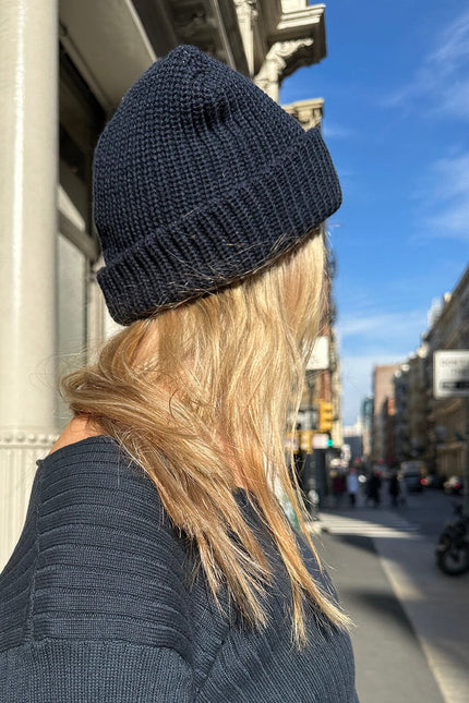 Knit Beanie - Black