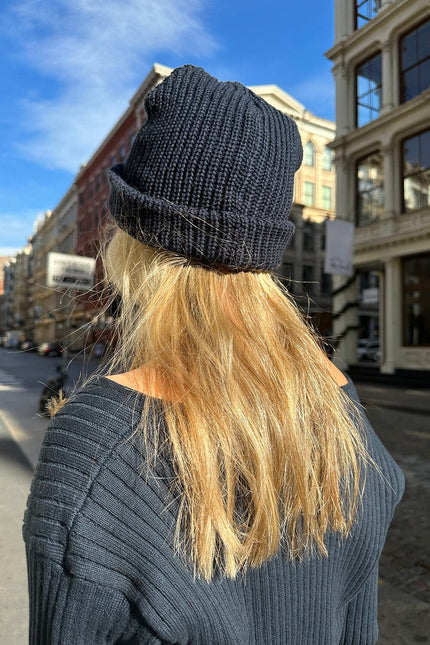 Knit Beanie - Black