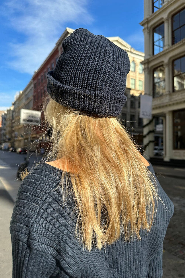 Knit Beanie - Black