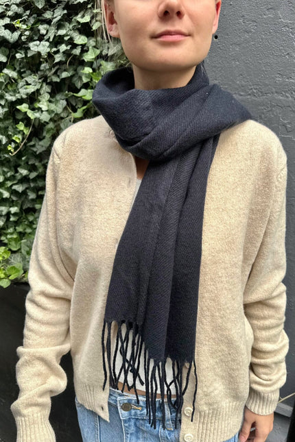 Tassel Scarf - Maroon