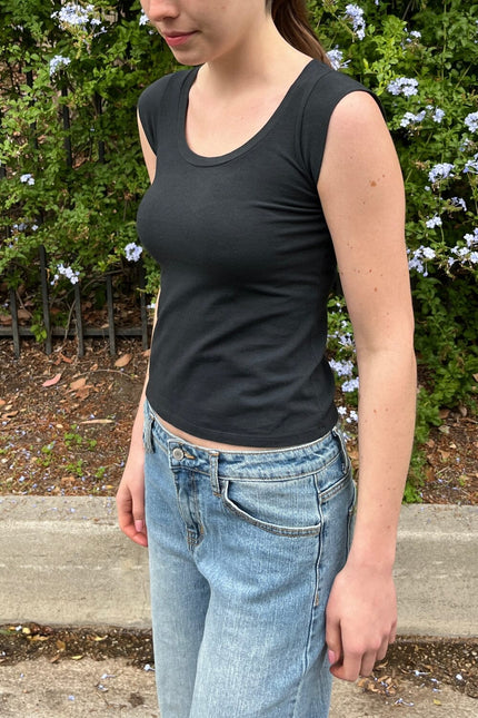 Zelly Basic Top - Mocha